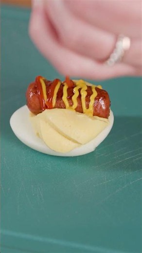 Hot Dog Deviled Eggs 🌭🥚