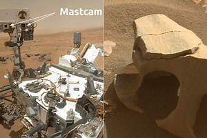 NASA's Perseverance Mars Rover Spots Unusual Hollowed-Out Rock Using Mastcam-Z