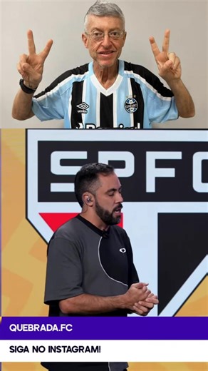 Farid critica o Grêmio após derrota para o São Paulo