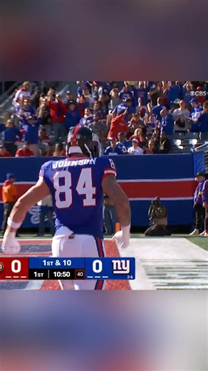 1.3K views · 47 reactions | Jaxson Dart hits Theo Johnson for the TD!  | Giants Hive | Facebook