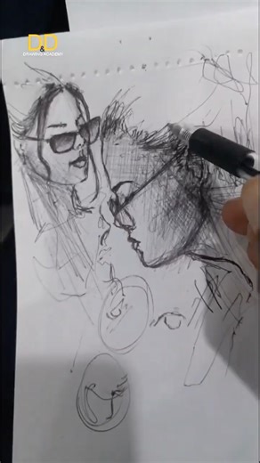 How to draw a girl face #shorts #youtubeshorts #facedrawing #drawingtutorial