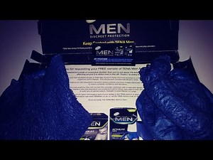 Tena men discreet Active pants ultra absorbent odour control unboxing