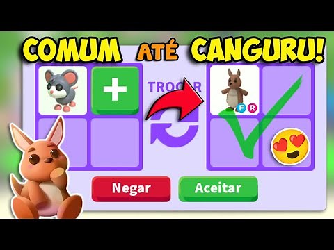 TRADING FROM COMMON TO KANGAROO! Evolving with Trades! Adopt Me! ROBLOX 😍