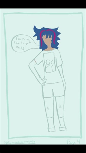 Page 4 of the comic! Song: HONEY - Derivakat #art #comic #drawing #fyp