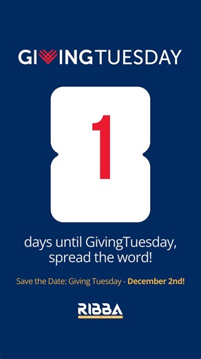 RIBBA on Instagram: "Hey RIBBA Community! Tomorrow is @GivingTuesday! 🎉 As the big day quickly approaches, We are asking for your support as we continue the vital work of helping families and small businesses thrive. When you give to #RIBBA, you are doing so much more than making a donation — you are fueling opportunity, strengthening our community, and investing in a future where everyone has a chance to succeed. 🚀 Every contribution made tomorrow, December 2nd moves this mission forward in a