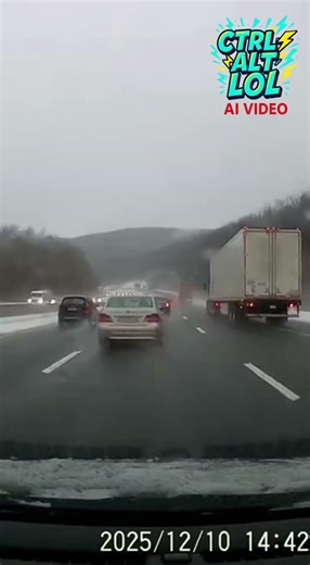 Dash Cam Captures Terrifying Slide Into Semi-Truck on Icy Interstate A motorist on the highway experienced a heart-stopping moment this week when their vehicle lost traction on a frozen patch of road and collided with the rear of a moving 18-wheeler, an incident recorded by a trailing driver’s camera. The footage reveals traffic flowing steadily on the slick surface until the sedan suddenly breaks loose, its rear tires giving way to the ice. Despite the driver’s frantic efforts to steer out of t