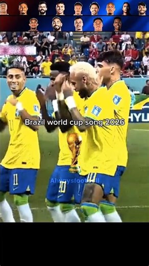 Brazil world cup songs🇧🇷💀 #football #edit #brazil #shorts