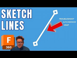 Learn Fusion 360 Line Sketch Commands – Speed Up Your Sketching