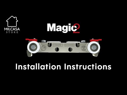Milcasa Store - Magic 2 Sliding Door System Installation Instructions - Video instructions