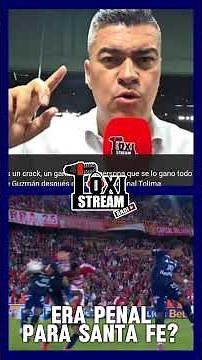 Were they penalties? El Toxi clarifies. Santa Fe salvages a draw against Junior. Full opinion her...