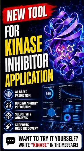 New AI-based tool for kinase inhibitor research.