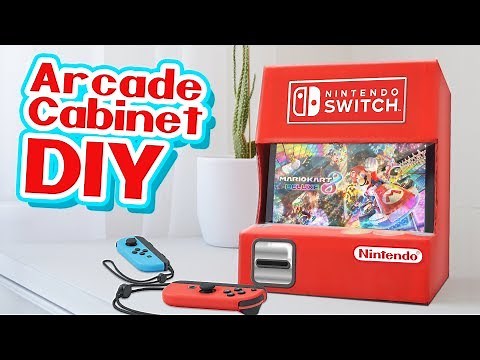 DIY Nintendo Switch Arcade Cabinet BAUSATZ! Nin ArcadeCabinet build DIY Stand Gaming DIY