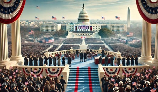 What time does President-elect Donald Trump's inauguration ceremony start?