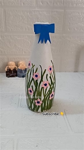 DIY Bottle Painting Ideas I Bottle Art Design I #diy #shorts #trending #bottleart #ytshorts #youtube