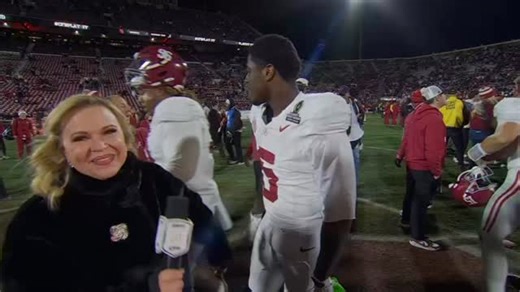 Everything coming up roses for @Alabamaftbl @ty_simpson06 @o.t.i_germie | Holly Rowe