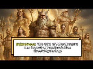 Epimetheus: The God of Afterthought & The Secret of Pandora's Box | Greek Mythology
