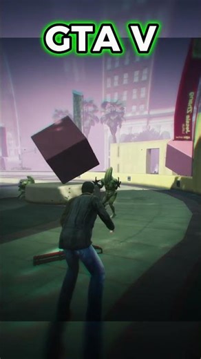 Michael vs Aliens in GTA V #gta #gaming #gtav #gtaonly #noobgamer