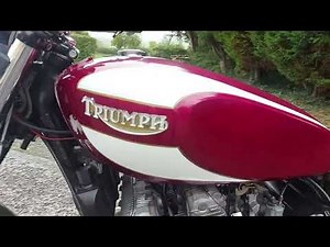 ORIGINAL 1975 TRIUMPH TRIDENT T160 FOR SALE. WALK ROUND AND START UP