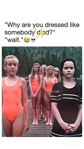 Fun fact: the actor that plays Wednesday is also Mrs thronhill in the newer Wednesday #movie #funny