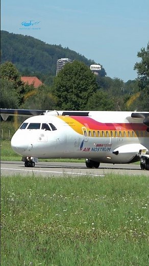 Iberia ATR 72-600: Takeoff from Bern Airport! 🌍✈️