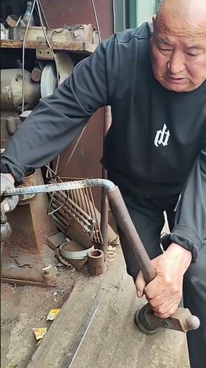 Hard metal rod bending technique