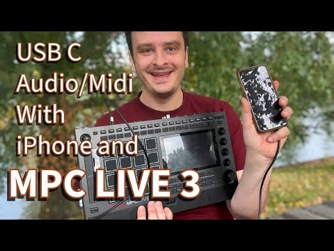 MPC LIVE 3 USB-C with IPHONE