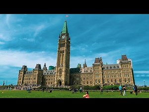 Parliament Hill Buildings Outside Tour, Ottawa, Canada