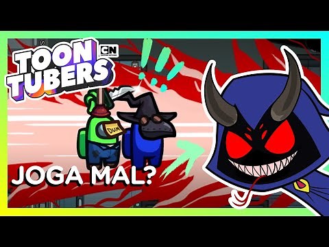 RAVENA JOGA AMONG US! (com Estelar e Ravena) | Toontubers