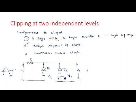 Clipping | two independent levels | Characteristics | PDC | Pulse Digital Circuits | Lec-28