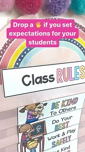 If you are hoping to streamline classroom management this year, check out this ADORABLE and EDITABLE class rules resource! 📋🖍️⁠ ⁠ Why use this resource? 🌟 It's fully customizable, so you can tailor the rules to fit your classroom's unique needs. Clear, consistent rules create a positive learning environment, making your life easier and benefiting your students. ⁠ ⁠ Setting clear expectations helps reduce disruptions, increase engagement, and foster a respectful, focused classroom. Plus, the a