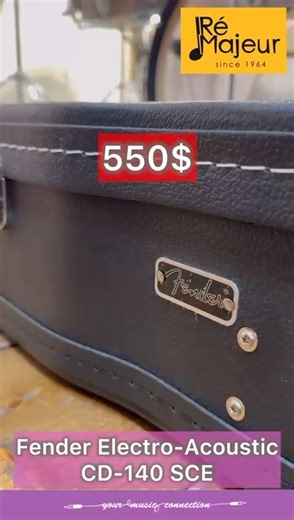 Re Majeur | Ready to play, ready to perform. The Fender CD-140SCE electro-acoustic guitar delivers rich acoustic tone with powerful plugged-in sound.... | Instagram