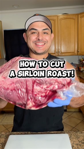 How to Cut a Sirloin Roast Into Steaks 🥩 I grabbed this sirloin roast from @costco and it’s honestly one of my favorite cuts on the cow. Why? Because from one roast you get: 👉 Beautiful, affordable steaks 👉 AND one of the most flavorful cuts there is — picanha 🇧🇷 If you’re trying to save money and eat like a king, this is a must-learn cut. | Beatdown BBQ