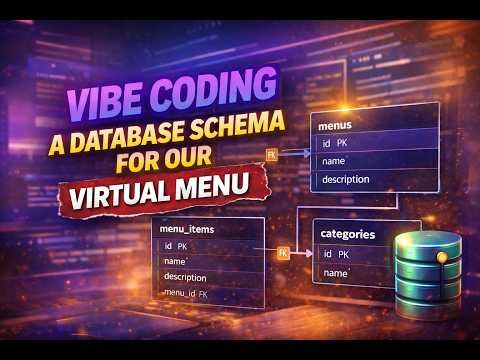 👉 Vibe Coding a Database Schema for Our Virtual Menu