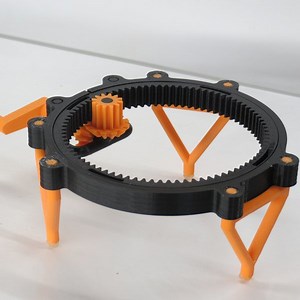 Fully 3D-printable turntable
