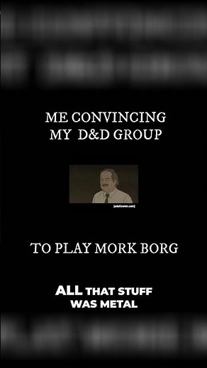 Playing Mork Borg With D&D Players
