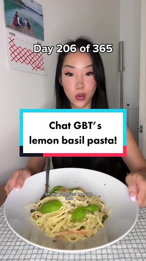 Dinner tonight is a Chat GBT recipe for the lemon basil i got from work!! #eatwithgg #ggflavour #chatgbtrecipe #chatgbt #mukbangeatingshow #mukbang #foodtok #comfortaccount #wieiad #fyp #easyrecipe #healthydinner