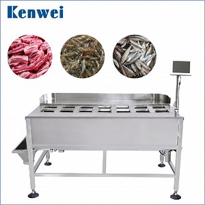[Hot Item] 12 Head Manual Weigher Machine for Weighing Seafood, Raw Meat Packing Machine