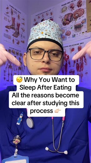 Ever wondered why energy drops after eating? 😴 This is a natural reaction of the body. After meals, the body focuses on digestion and recovery, which may make you feel more relaxed or sleepy. Food choices, portions, and timing can make a difference. Have you noticed this after lunch or dinner? 👇 #health #education #human #healthtips #bodyfacts
