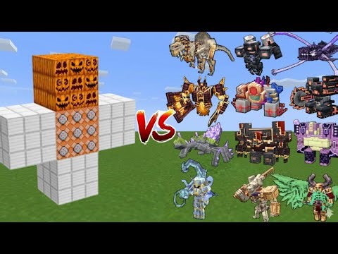 Mutant Golem Vs L_ender Cataclysm Minecraft Epic battle