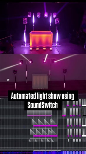 Automated Light Show Using SoundSwitch for DJs