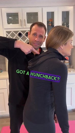 This is a great position that you can do daily to improve your hunchback posture. #hunchback #posture #posturecorrection #kyphosis #neckpain #upperback #roundedshoulders #wellnesstips | PostureStrong