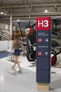 RAF Museum Wayfinding and signage scheme - ABG Design