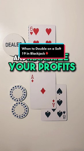 This conclusion makes sense with some context 🧐 #blackjack #basicstrategy #maximizeyourprofits #softnineteen #doubleyourmoney