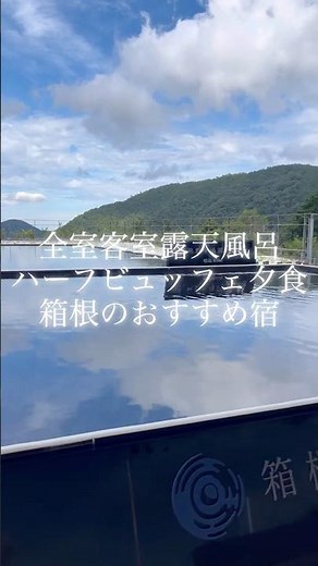 【家族旅行におすすめ】全室客室露天風呂付き、会席料理とビュッフェが両方楽しめる箱根のコスパ宿