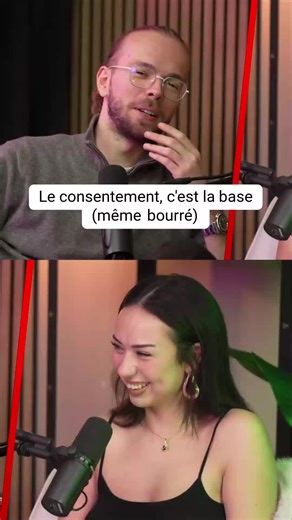 Une discussion cash sur les soirées arrosées et les relations qui dérape... jusqu'à ce qu'un rappel essentiel coupe court à toute plaisanterie. L'avis est sans appel : le consentement, c'est la *seule* règle d'or, peu importe l'état d'ébriété. Cette perspective franche sur l'importance de respecter l'autre, même en pleine euphorie, méritait d'être partagée. 😳 #Consentement #Soirée #Débat #Alcool #Relation