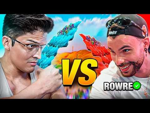 I FACED ROWRE IN THE MOST EPIC PVP ON ICE WALLS 😱 @rowre_