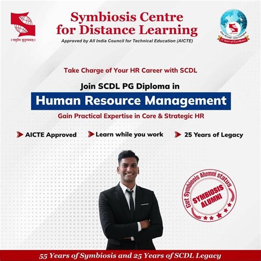 PG Diploma in Human Resource Management with SCDL