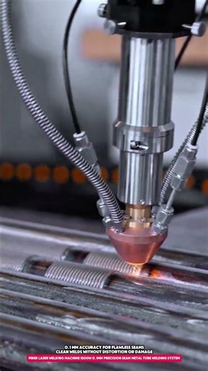 Fiber Laser Welding Machine 1500W 0.1mm Precision Seam Metal Tube Welding System