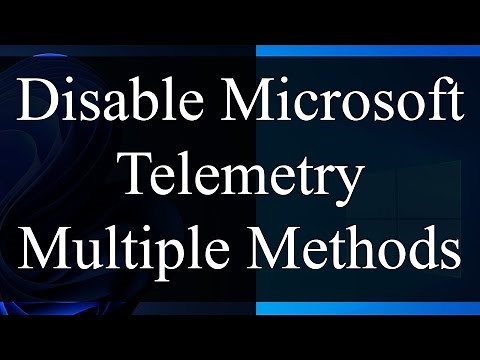 How to Disable Telemetry - Windows 11 (Windows 10 & Windows Server 2019) - Six Methods