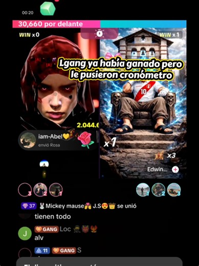 Lgang vs Edwin: cronómetro a favor de Lgang que perjudicó al rival